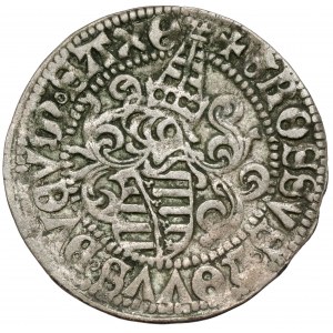 Saxony, Frederick III, Albrecht and John, Penny without date