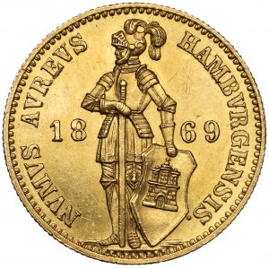 Hamburg, Ducat 1869