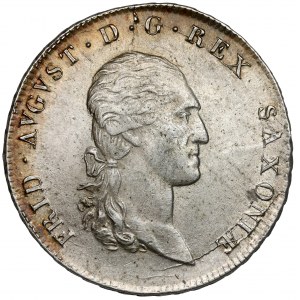 Saxony, Frederick August III, 2/3 thaler 1808 SGH