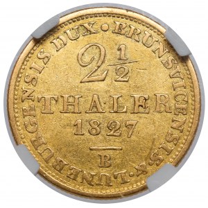 Hannover, George IV, 2.5 thalers 1827 B