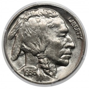 USA, 5 centów 1936