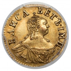 Rusko, Alžbeta, Poltina v zlate 1756, Moskva