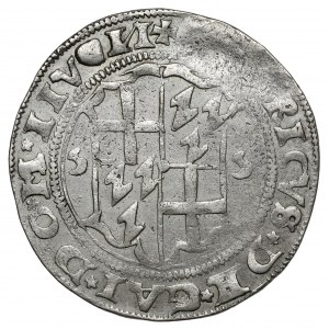 Livonian Brothers of the Sword, Riga, 1/2 mark 1555