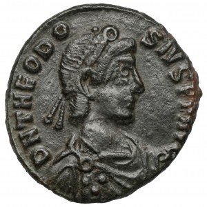 Teodozjusz I Wielki (379-395 n.e.) Follis, Siscia