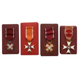 Polská lidová republika, sada medailí (4ks)