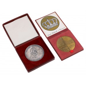 Medale Kościuszko i Zamek Królewski (2szt)