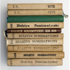 Numismatické bulletiny 1971-1988 + medailérství - sada