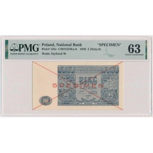 5 zloty 1946 - SPECIMEN