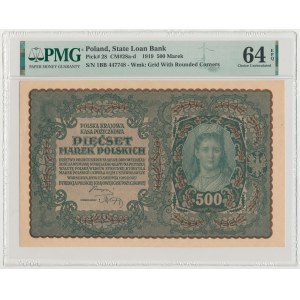 500 mkp 1919 - 1. série BB