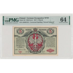 5 mkp 1916 General ...tickets - Ein Doppel - sehr selten