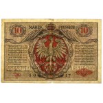 10 mkp 1916 Všeobecné ...Vstupenky