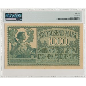 Kaunas, 1,000 marks 1918 - 7-digit numbering