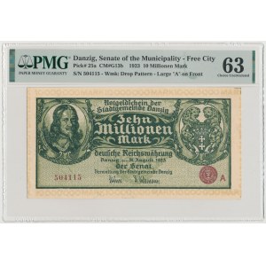 Danzig, 10 Millionen Mark 1923 - A