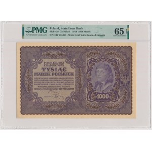 1,000 mkp 1919 - I Serja BT (Mił.29b)