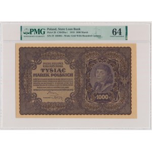 1,000 mkp 1919 - II Serja T (Mił.29c)
