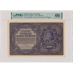 1,000 mkp 1919 - II Serja AQ (Mił.29d)