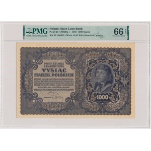 1,000 mkp 1919 - III Serja T (Mił.29e)