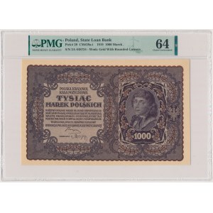 1.000 mkp 1919 - II Serja A (Mił.29c)