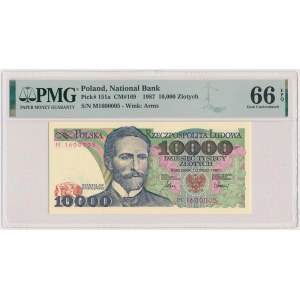 10,000 zl 1987 - M