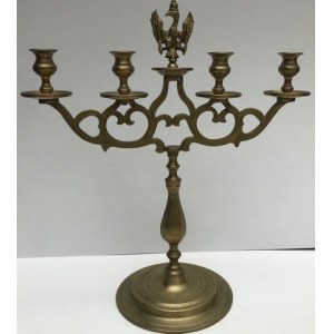 Brass candlestick Duchy of Warsaw