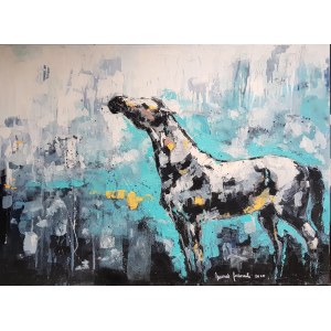 Marcela Laskarzewska, A Horse in the Rain.