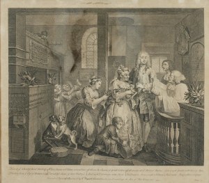 William HOGARTH (1697-1764), Zestaw 8 grafik