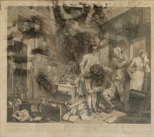 William HOGARTH (1697-1764), Zestaw 8 grafik