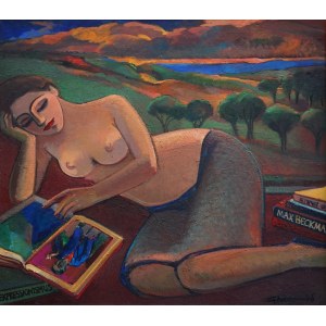 Anna Karpowicz-Westner (b. 1951 Kraków), Girl with Albums, 2018/2020.