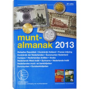 NVMH - Muntalmanak 2013, katalog monet Królestwa Holandii, Curacao, Antyli Holenderskich, Aruby, Indii Holenderskich i in.