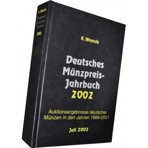 K. Wonsik, Deutsches Münzpreis-Jahrbuch - Notowania monet niemieckich (w typ Śląskich) w latach 1999-2001, K. Wonsik, 780 stron