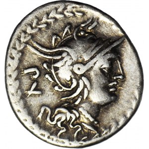 Republika Rzymska, M. Lucilius Rufus 101 pne, Denar