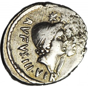 Republika Rzymska, Mn Cordius Rufus, 46 pne, Denar