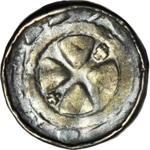 Denar krzyżowy XIw, krzyż/krzyż maltański