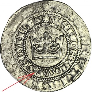 RR-, Wacław II Czeski 1300-1306, Grosz praski, kółeczko