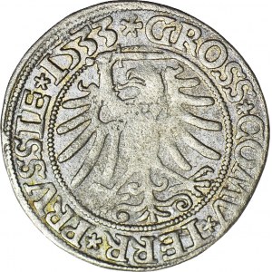 Zygmunt I Stary, Grosz 1533, Toruń, PRVSS/PRVSSIE