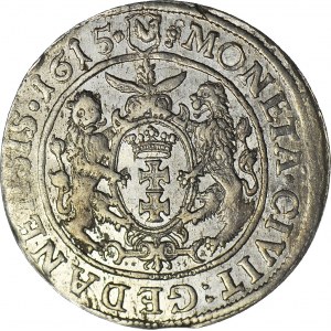 R-, Zygmunt III Waza, Ort 1615, Gdańsk, nowy typ popiersia, piękny
