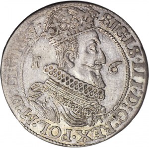 Zygmunt III Waza, Ort 1623 Gdańsk, rzadszy PRV, ładny