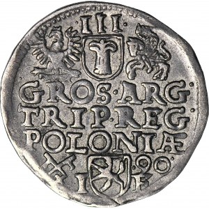 Zygmunt III Waza, Trojak Poznań 1590 IF