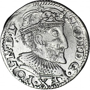 RRR-, Zygmunt III Waza. Trojak 1592, Olkusz, Iger nie notuje