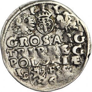 Zygmunt III Waza, Trojak Lublin 1596, data przy Lewarcie