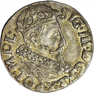 Zygmunt III Waza, Trojak 1621, Kraków, piękny