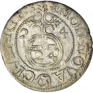 Gustaw Adolf, Szwedzka okupacja Rygi, Półtorak 1624, Ryga, bez kropek w legendzie