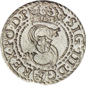 Zygmunt III Waza, Szeląg 1596, Malbork, piękny
