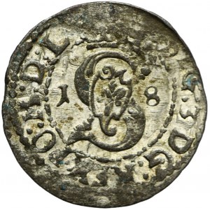 Zygmunt III Waza, Szeląg 1618, Wilno, arabskie 3, rzadki