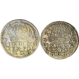 Zestaw 2 szt. Zygmunt II Waza, Grosze 1611 i 1612