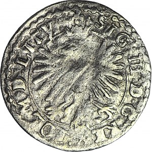 RRR-, Zygmunt III Waza, grosz 1609, Wilno, obwódki na awersie i rewersie R8