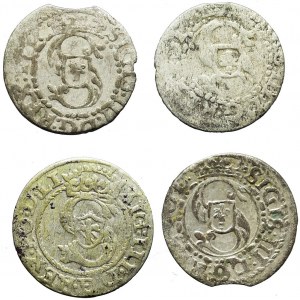 Zygmunt III Waza, Zestaw czterech szelągów, Ryga