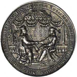 Władysław IV Waza, Medal zaślubinowy 1646, późniejszy odlew