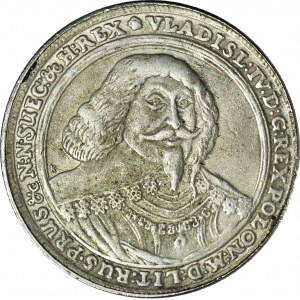 Władysław IV Waza, talar Gdańsk 1637, KOPIA