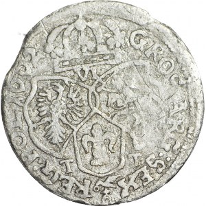Jan Kazimierz, Szóstak 1662 T-T, Bydgoszcz, bez obwódek